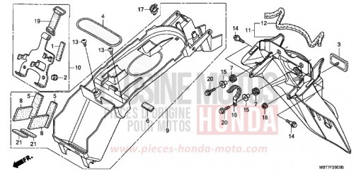REAR FENDER XL1000VA de 2010